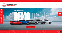 Desktop Screenshot of morningtonmitsubishi.com.au